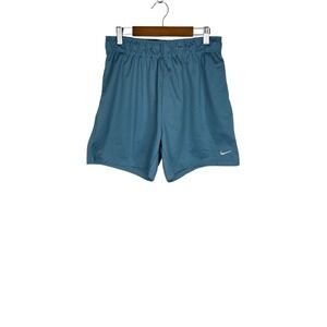 Nike Dri-FIT Shorts Womens Small Blue Polyester Athletic Running Pockets Gym